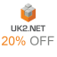 Get 20% off on Dedicated servers coupon at Uk2.net