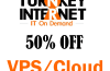 50% OFF all VPS/Cloud Server plans at TurnkeyInternet !!!