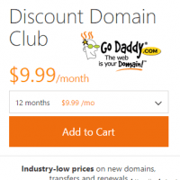 Buy a new 1 year .CLUB domain for $9.99 and get the second year for FREE at GoDaddy.com