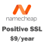 SSL certificate at Namecheap just only $9/year