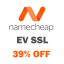 Save 39% OFF on EV SSL at NameCheap.com