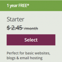 One.com promo code for get 1 year free hosting & domain