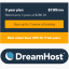 DreamHost coupon codes 20% off hosting , free domain name and SSL included