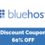 Bluehost coupon codes max discount + FREE domain : Save up to 60% all new hosting plans
