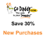 Godaddy 30% off coupon code for all new Orders