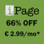 66% OFF iPage hosting and free domain for Europe