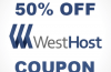 50% OFF WordPress hosing all plans at Westhost.com