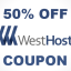 50% OFF hosting coupon all packages at WestHost.com