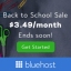 BlueHost Back to School 2017 hosting coupon for Basic plan only $3.49