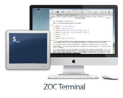 zoc terminal use custom font