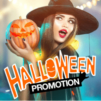 Exabyte Halloween Deal : .Com domain only $3.9, 70% off Hosting