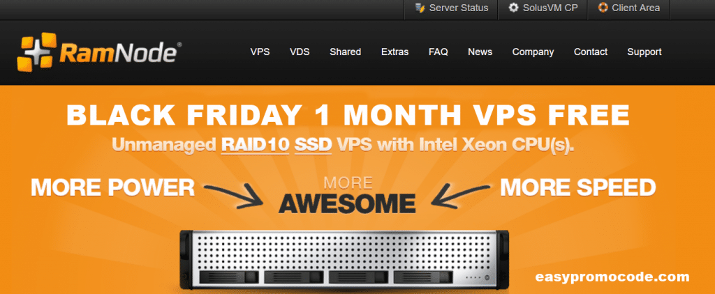 black friday ramnode coupon 1 month free