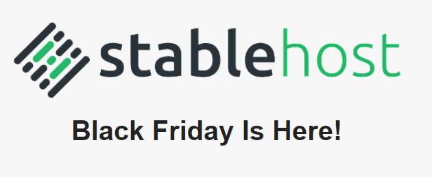 stablehost black friday