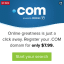 .Com domain name at Name.com just only $7.99