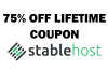 Stablehost has new Location at Sweden,Save 75% off Lifetime hosting coupon