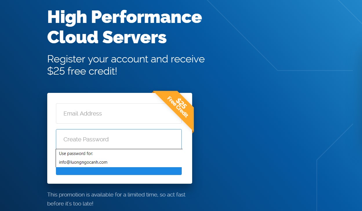 vultr $25 credits coupon