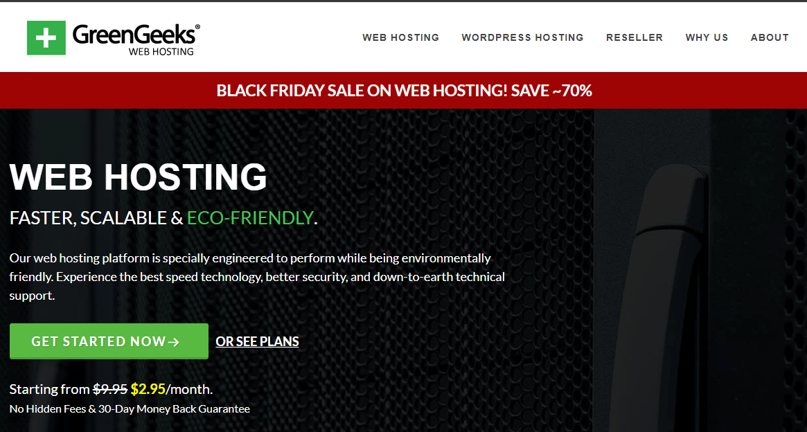 Greengeeks blackfriday sale